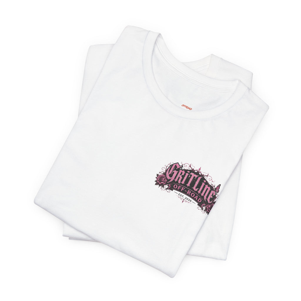 Off-Road Gritline Jeep Tee — Floral Adventure Graphic T-Shirt