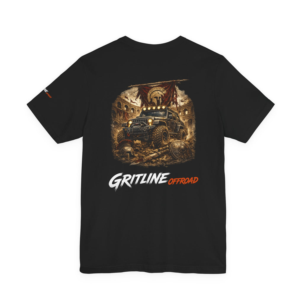 Offroad Jeep Graphic Tee — "Gritline Offroad" Adventure T-Shirt