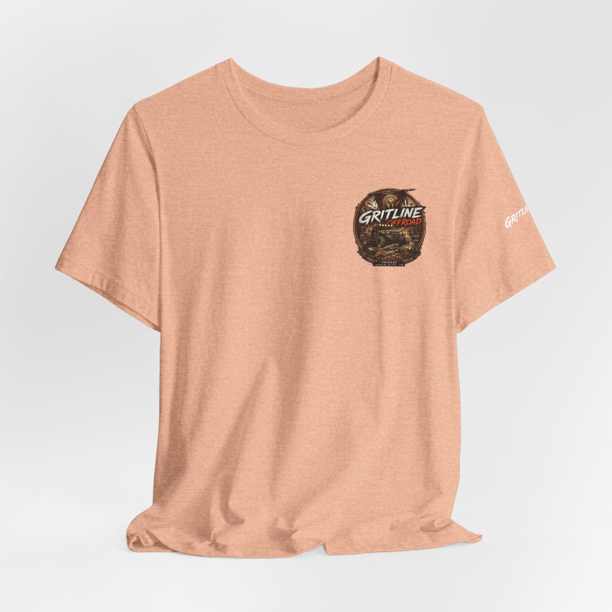 Offroad Jeep Graphic Tee — "Gritline Offroad" Adventure T-Shirt