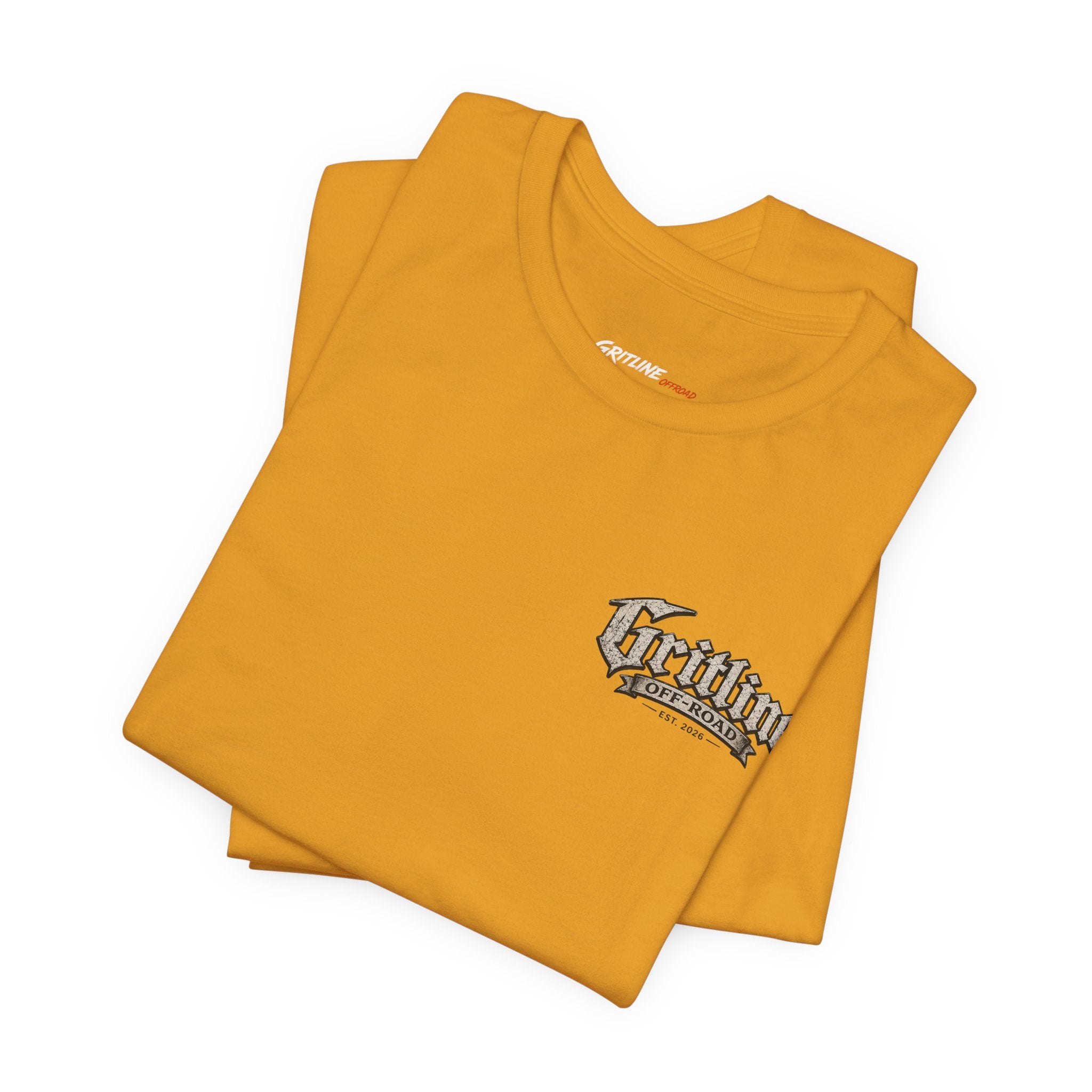 Off-Road Gritline Graphic Tee — "Gritline Off-Road" Skull & Jeep Shirt