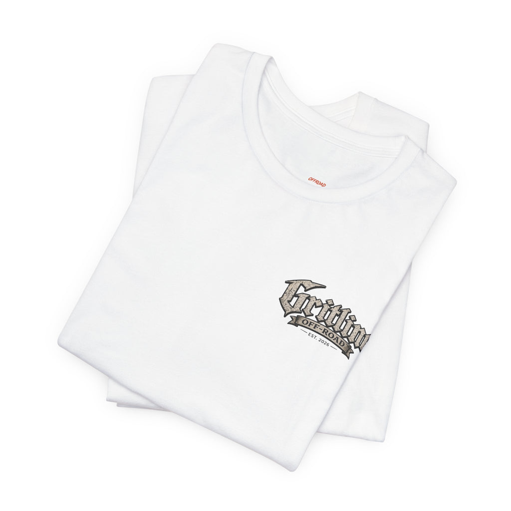 Off-Road Gritline Graphic Tee — "Gritline Off-Road" Skull & Jeep Shirt