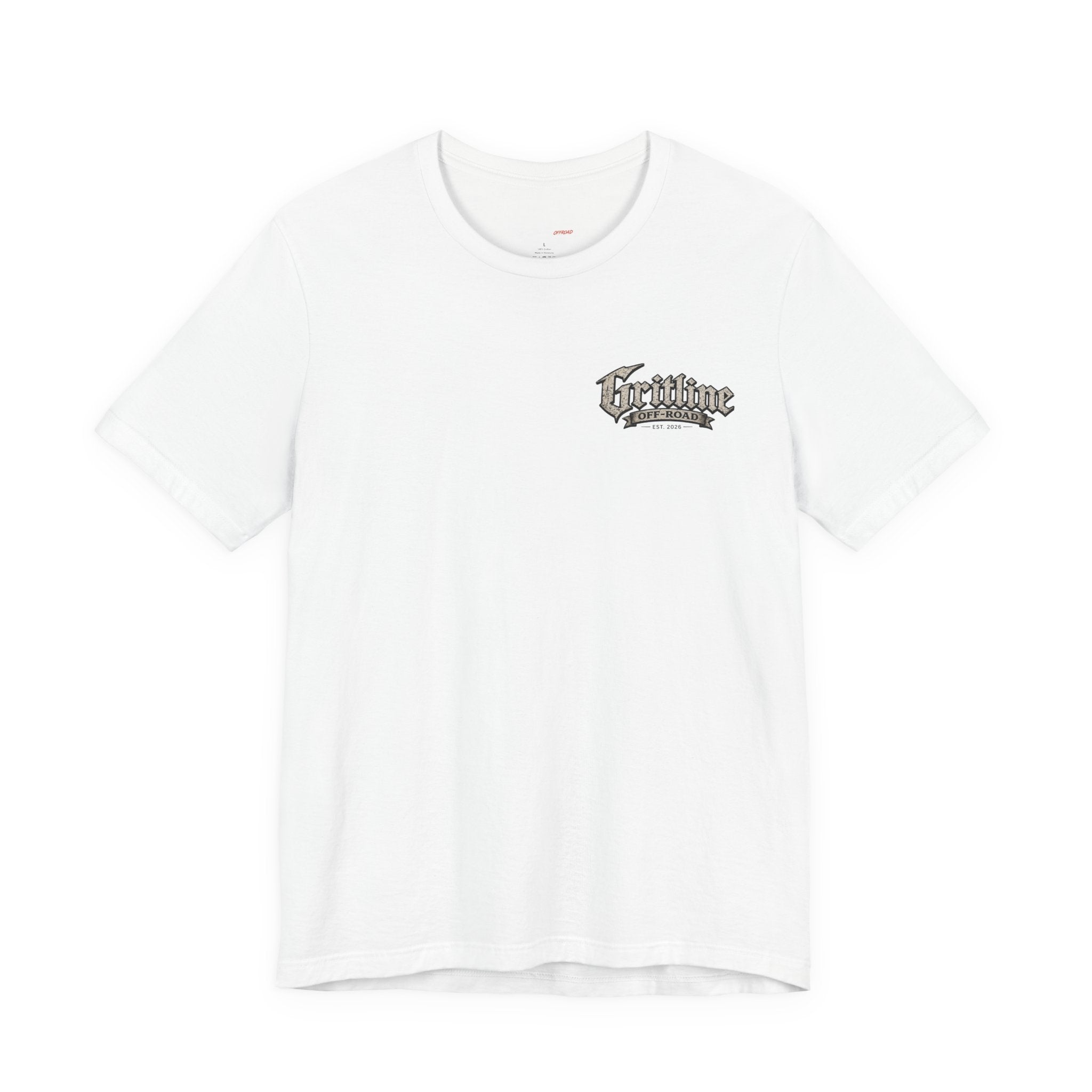 Off-Road Gritline Graphic Tee — "Gritline Off-Road" Skull & Jeep Shirt