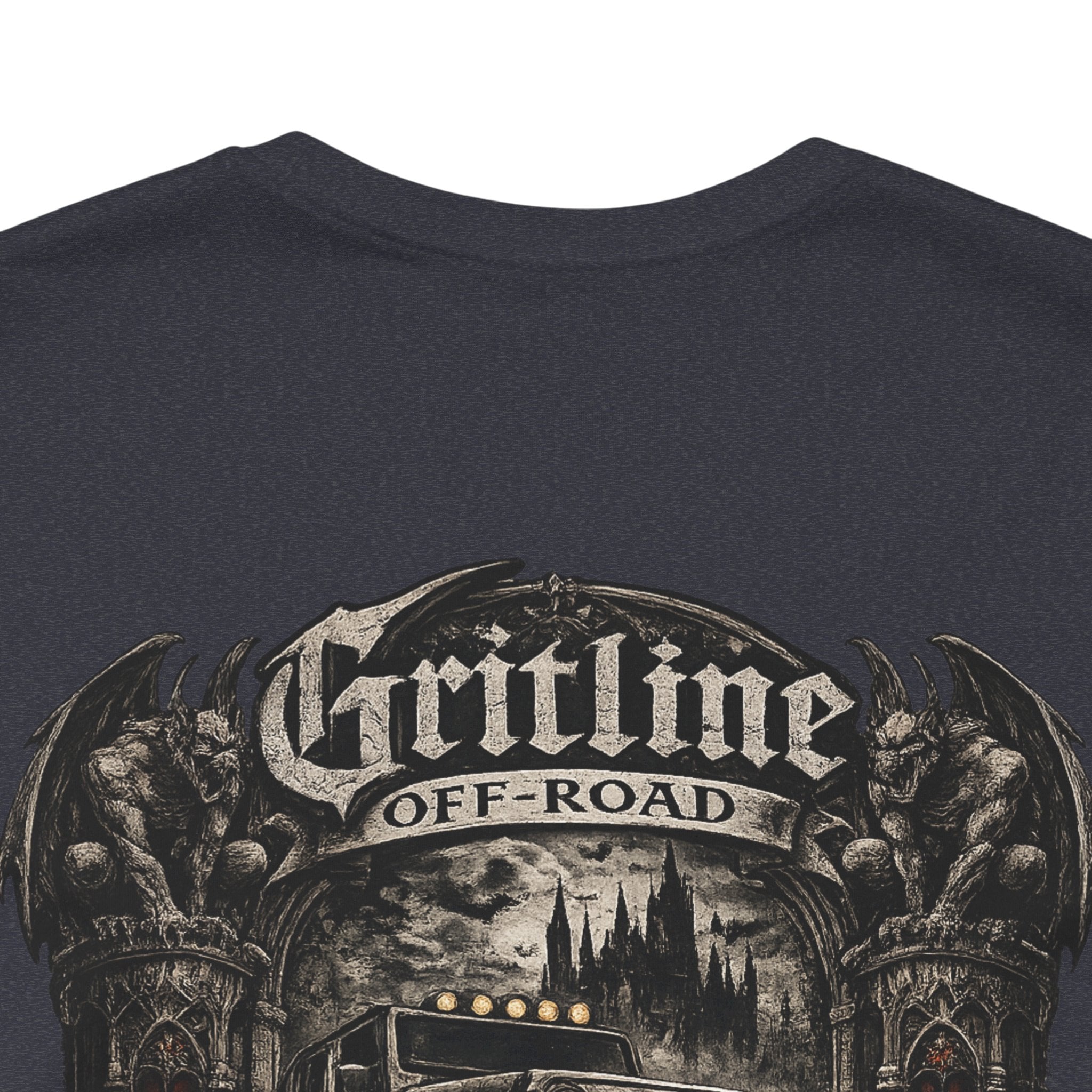 Off-Road Gritline Graphic Tee — "Gritline Off-Road" Skull & Jeep Shirt
