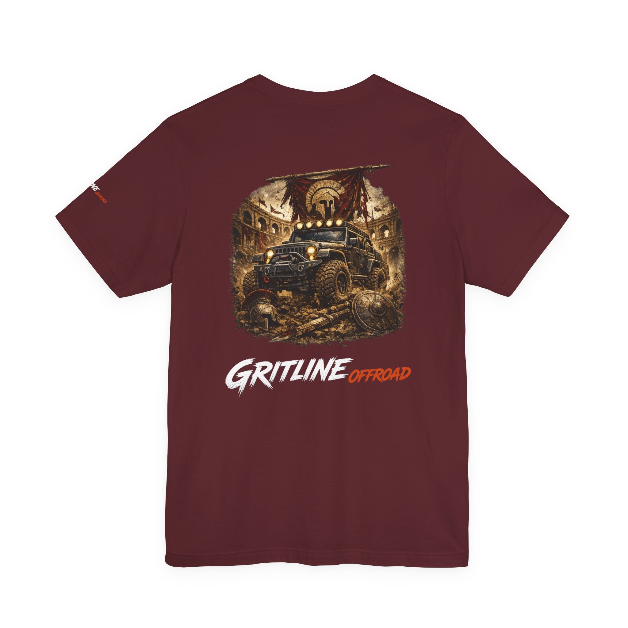 Offroad Jeep Graphic Tee — "Gritline Offroad" Adventure T-Shirt
