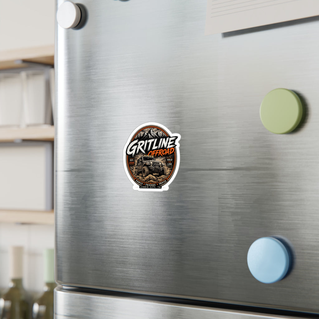 Gritline Offroad Vinyl Sticker — Jeep Adventure Kiss-Cut Decal