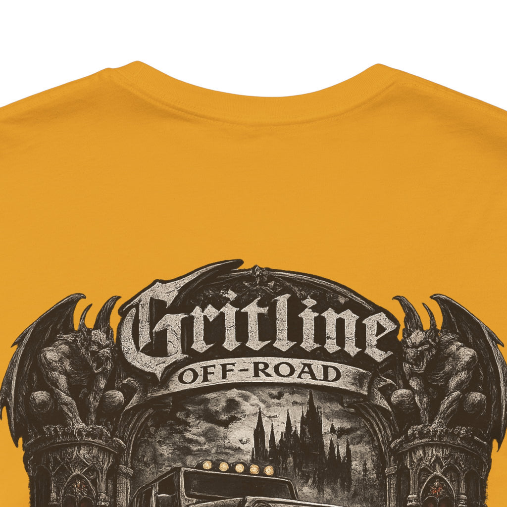 Off-Road Gritline Graphic Tee — "Gritline Off-Road" Skull & Jeep Shirt