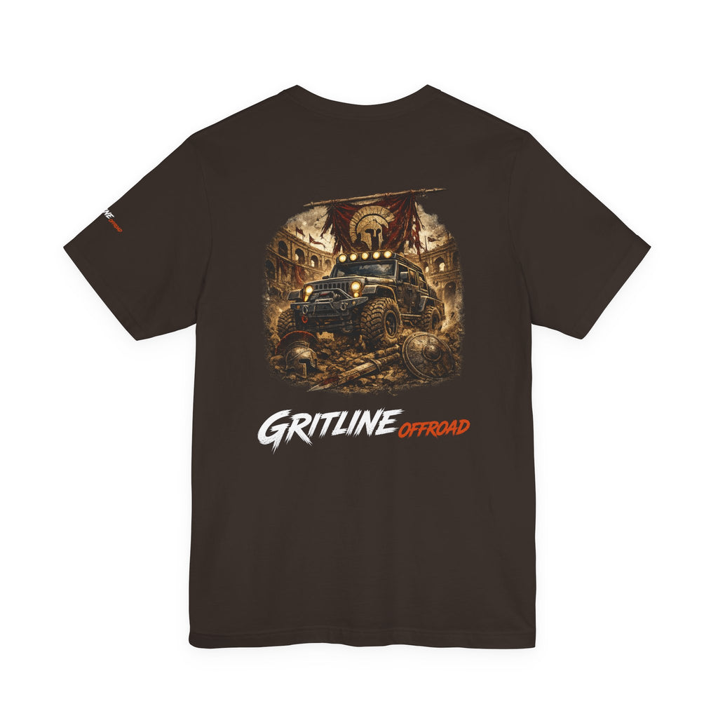 Offroad Jeep Graphic Tee — "Gritline Offroad" Adventure T-Shirt