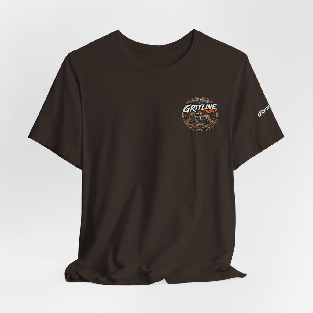 Offroad Jeep T-Shirt — "Gritline Offroad" Rugged Adventure Tee
