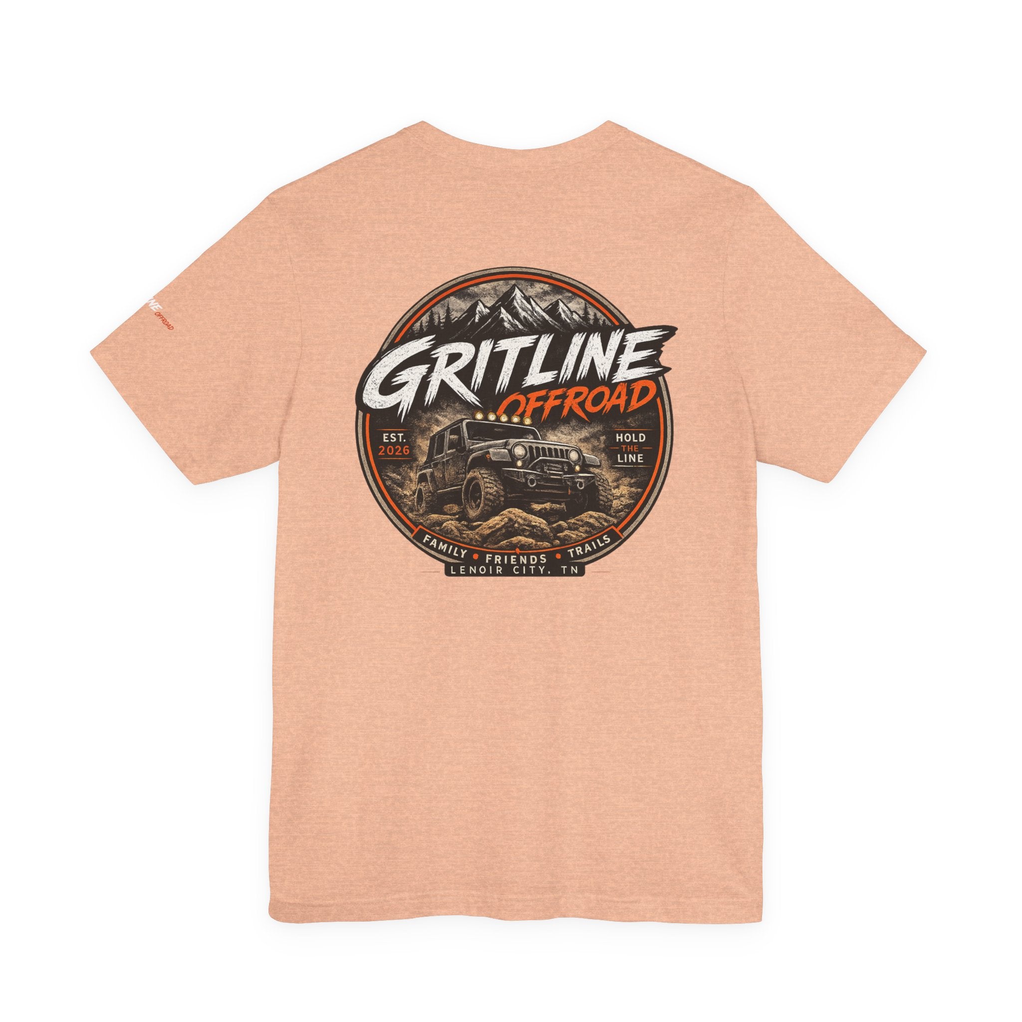 Gritline Offroad Jeep T‑Shirt — Adventure 4x4 Truck Trail Tee