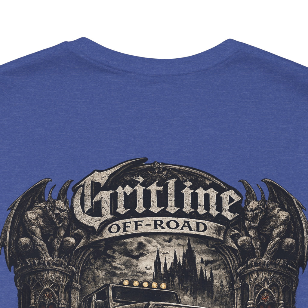 Off-Road Gritline Graphic Tee — "Gritline Off-Road" Skull & Jeep Shirt