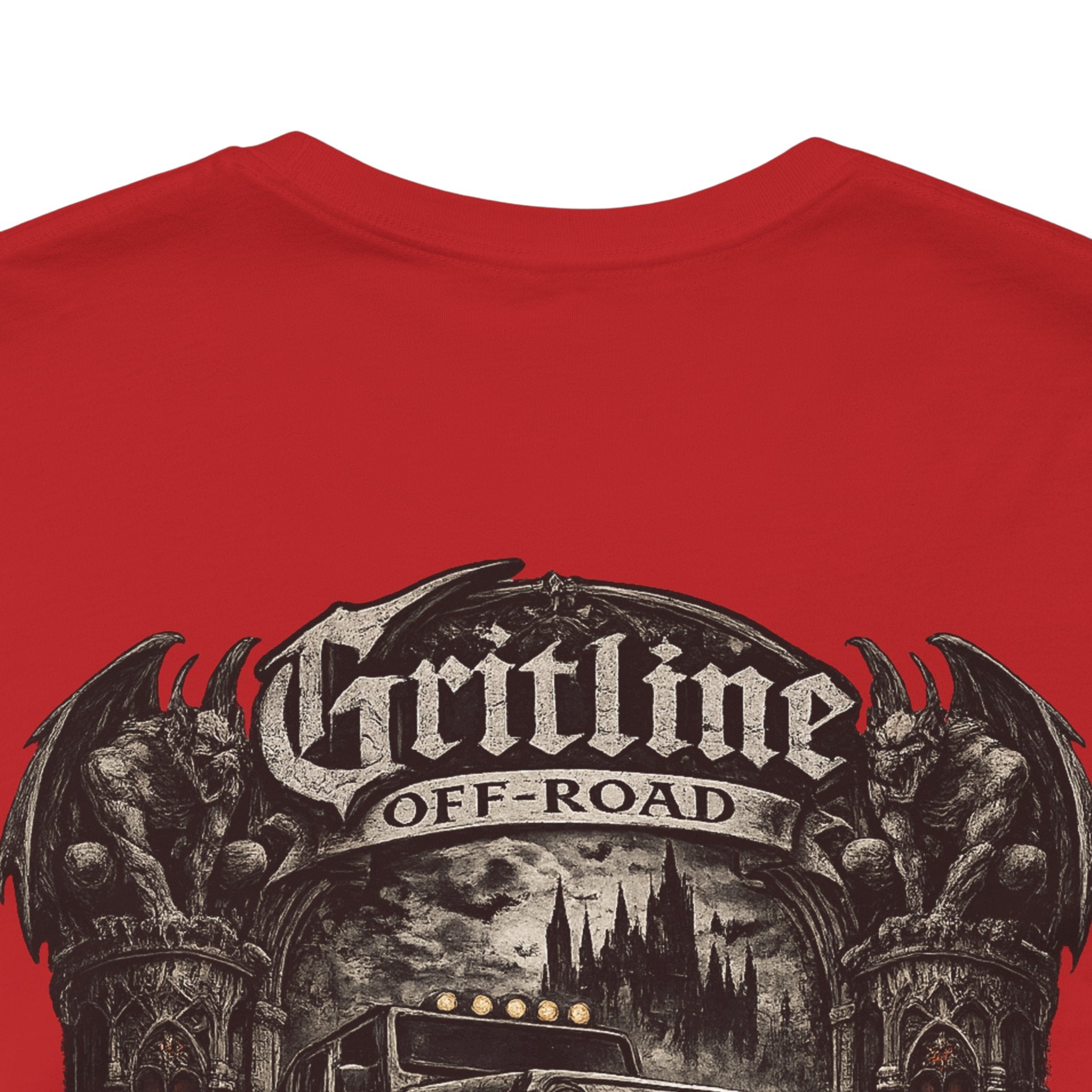 Off-Road Gritline Graphic Tee — "Gritline Off-Road" Skull & Jeep Shirt