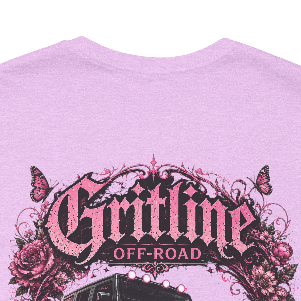 Off-Road Gritline Jeep Tee — Floral Adventure Graphic T-Shirt