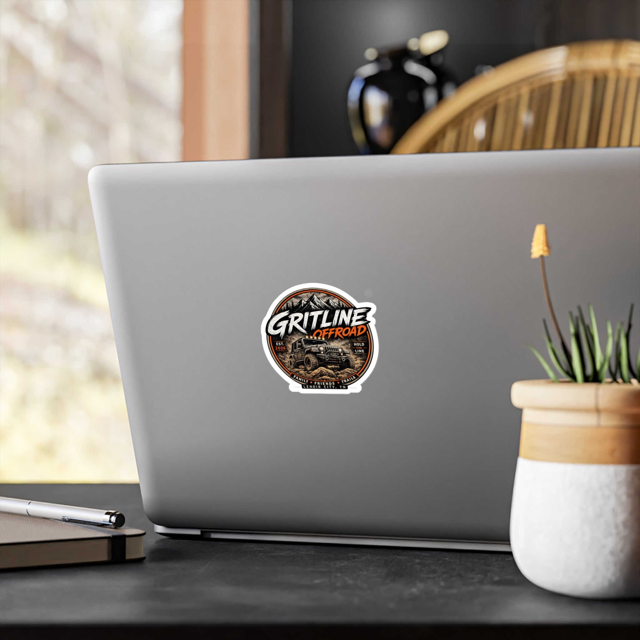 Gritline Offroad Vinyl Sticker — Jeep Adventure Kiss-Cut Decal