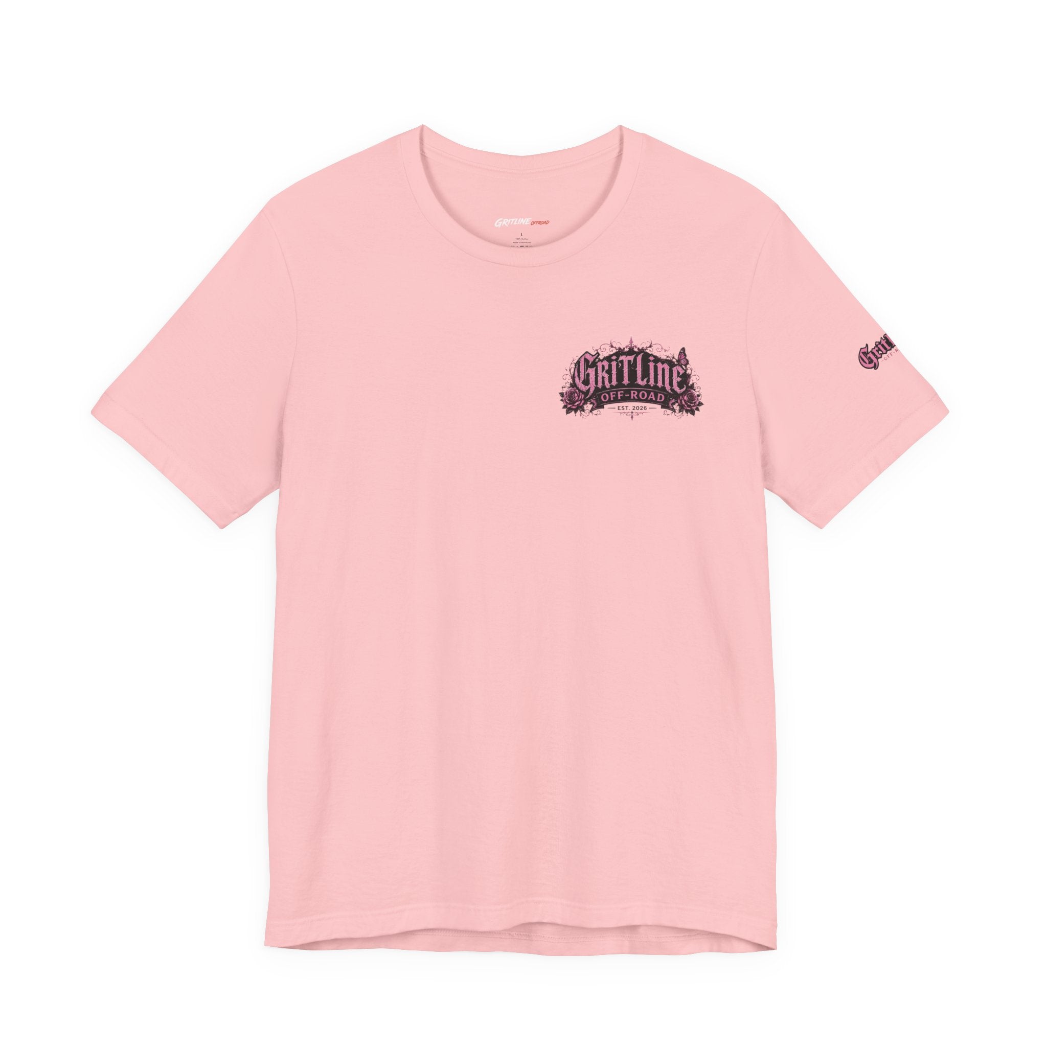 Off-Road Gritline Jeep Tee — Floral Adventure Graphic T-Shirt