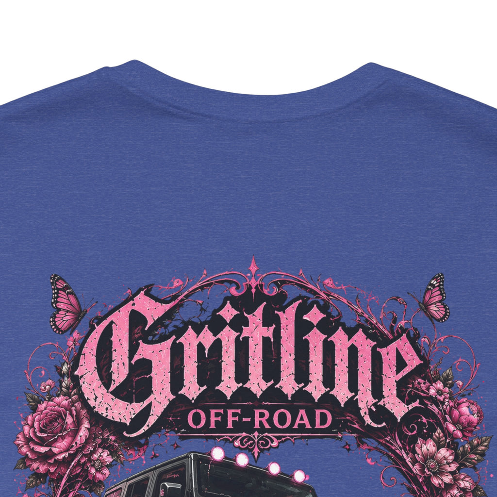 Off-Road Gritline Jeep Tee — Floral Adventure Graphic T-Shirt