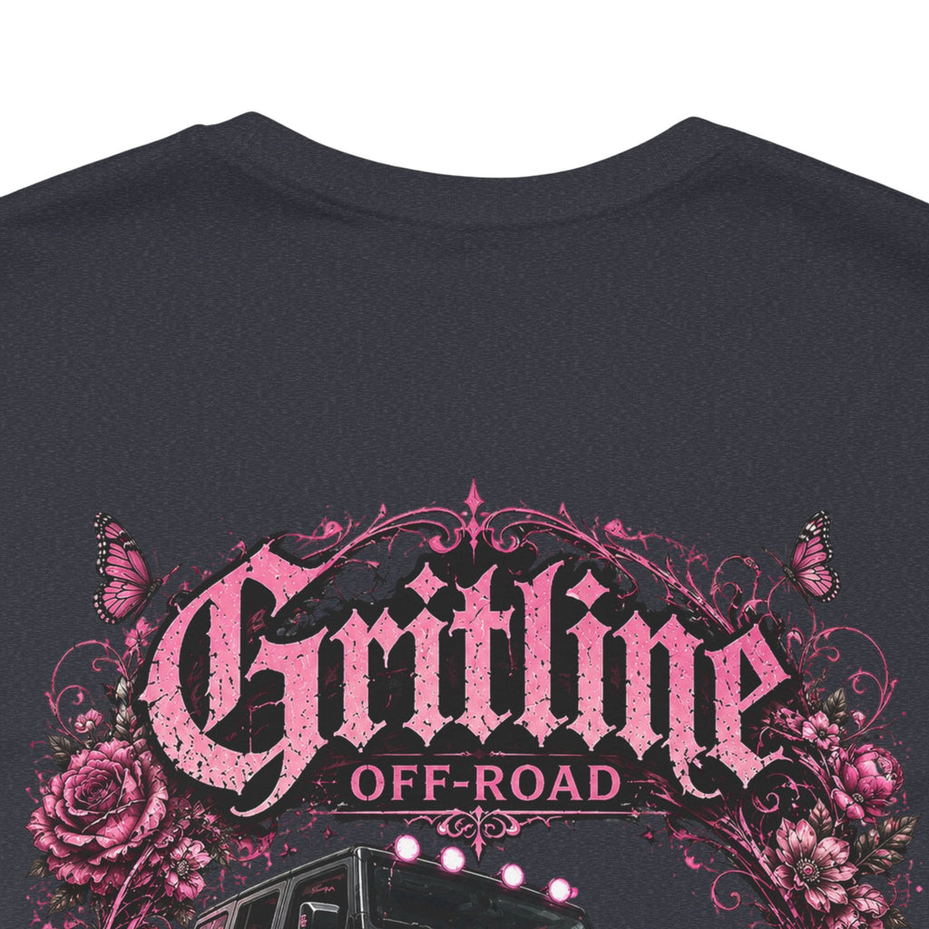 Off-Road Gritline Jeep Tee — Floral Adventure Graphic T-Shirt