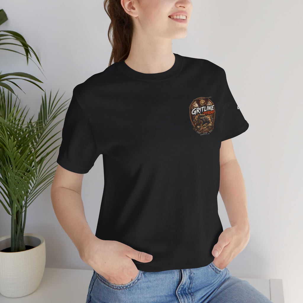 Offroad Jeep Graphic Tee — "Gritline Offroad" Adventure T-Shirt