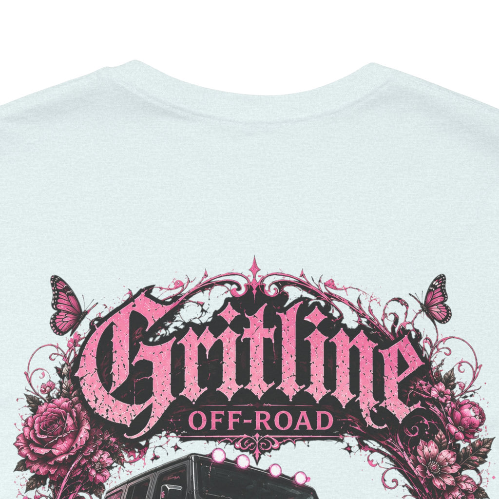 Off-Road Gritline Jeep Tee — Floral Adventure Graphic T-Shirt