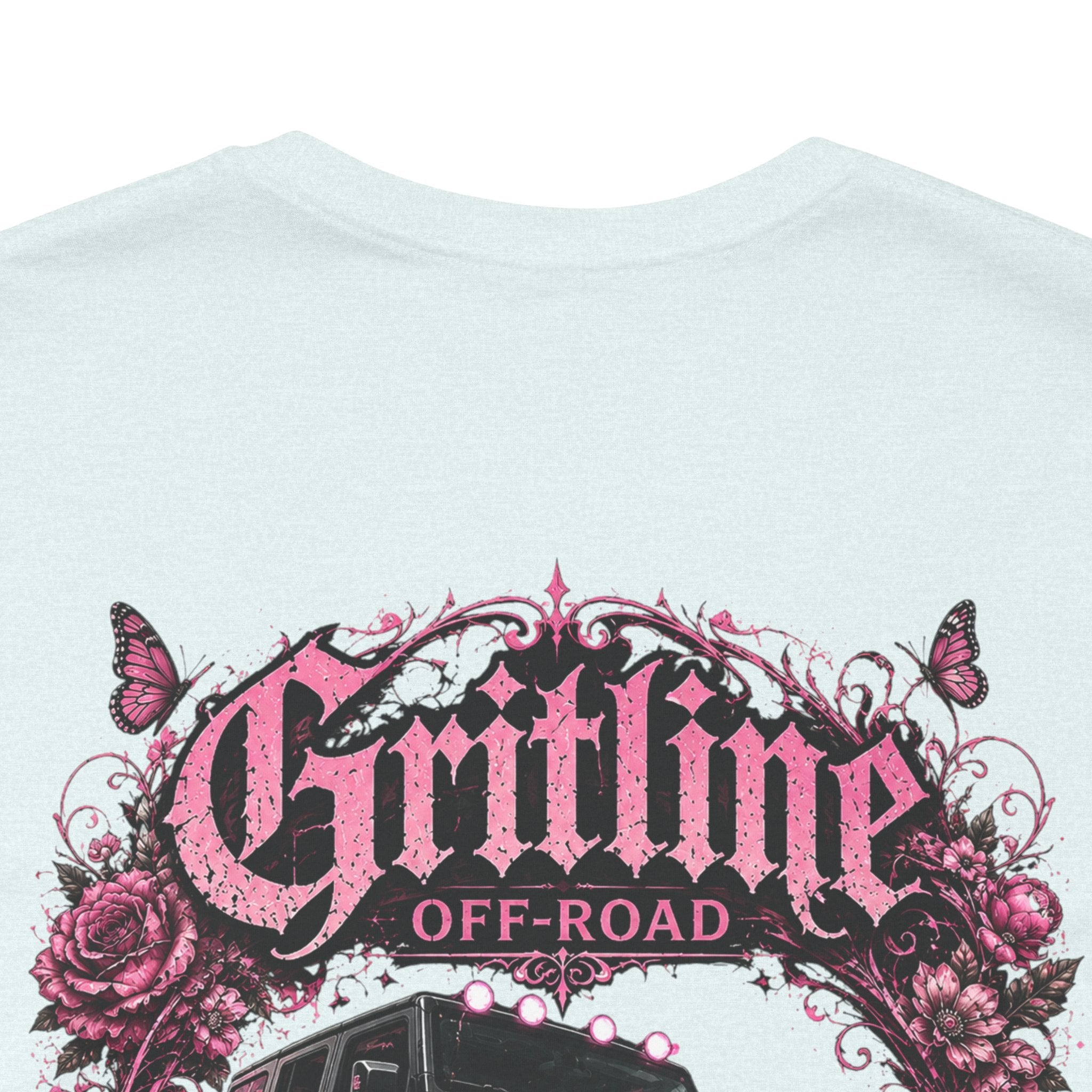 Off-Road Gritline Jeep Tee — Floral Adventure Graphic T-Shirt