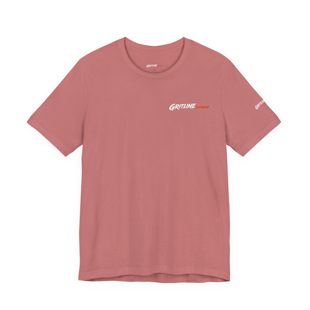 Off-Road Adventure Tee — "Gritline" Jeep Mountain Graphic