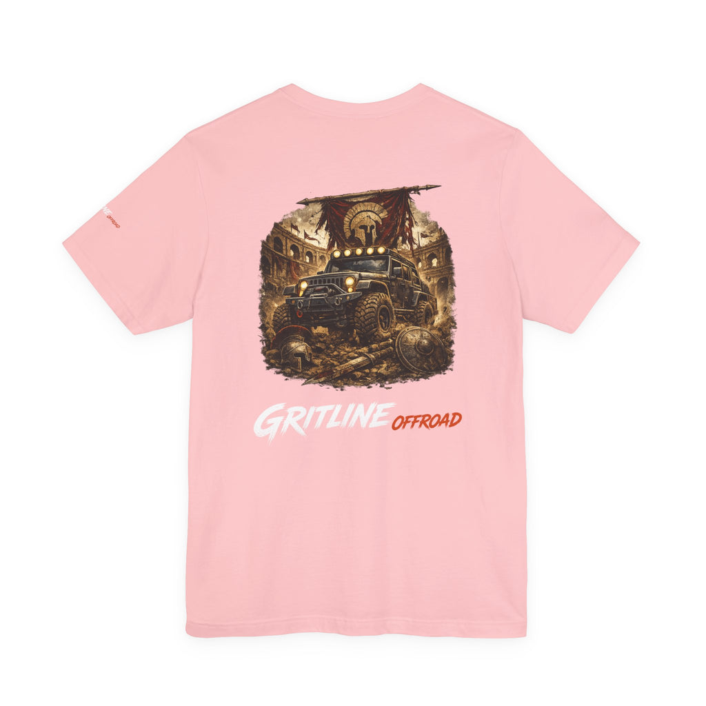 Offroad Jeep Graphic Tee — "Gritline Offroad" Adventure T-Shirt