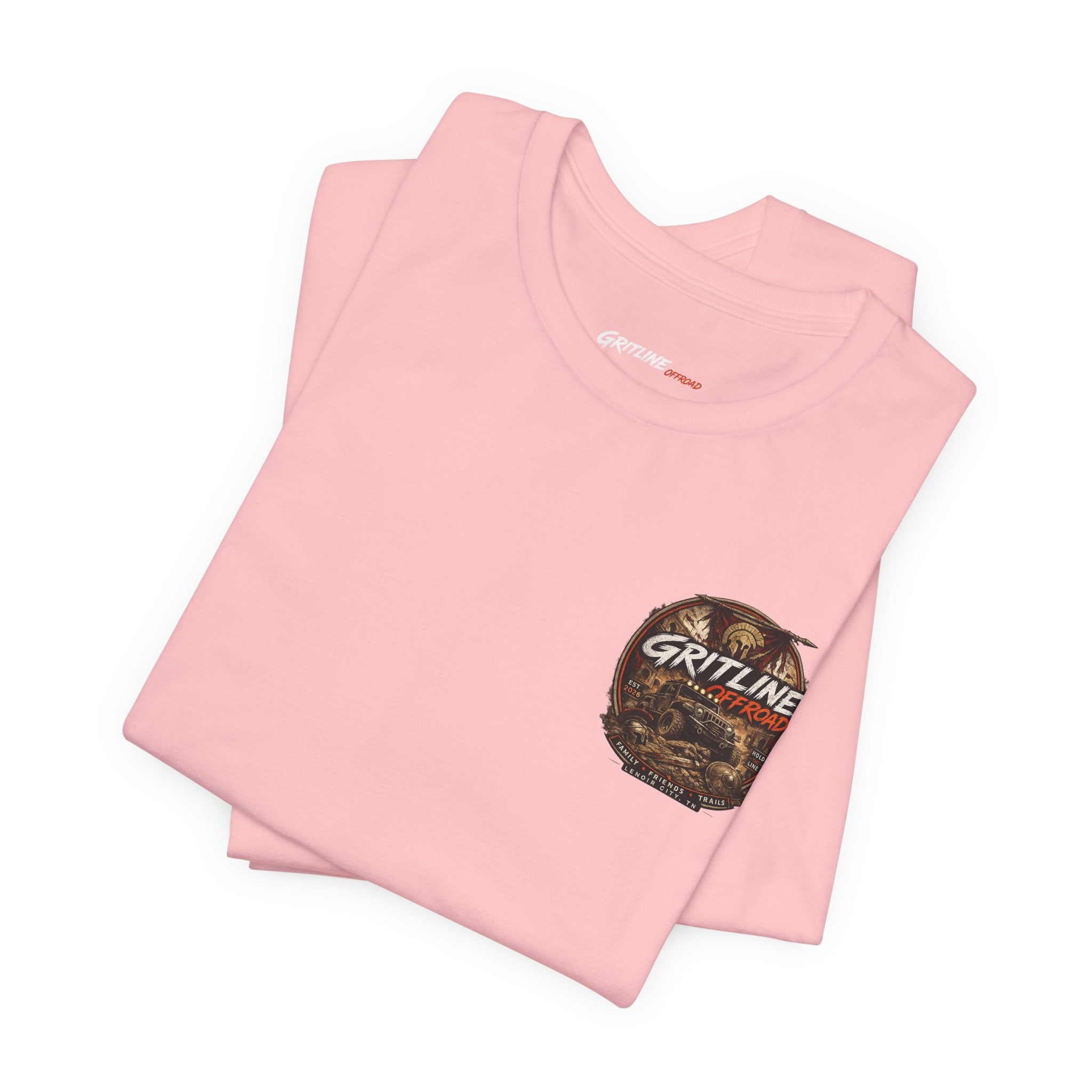 Offroad Jeep Graphic Tee — "Gritline Offroad" Adventure T-Shirt