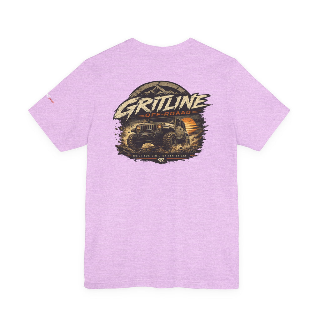 Off-Road Adventure Tee — "Gritline" Jeep Mountain Graphic