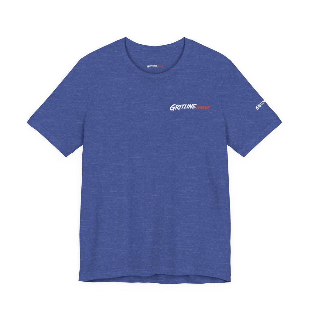 Off-Road Adventure Tee — "Gritline" Jeep Mountain Graphic