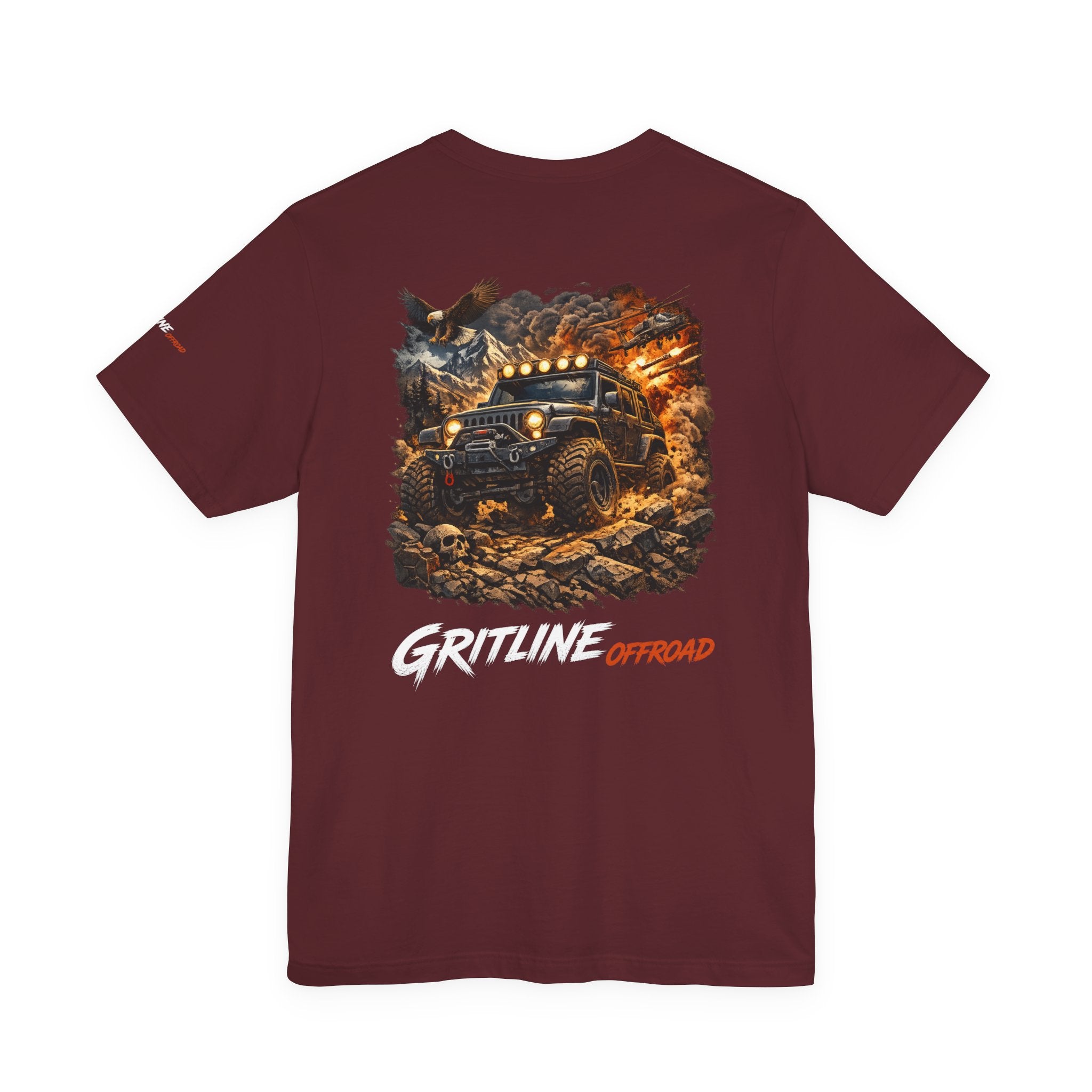 Offroad Jeep T-Shirt — "Gritline Offroad" Rugged Adventure Tee