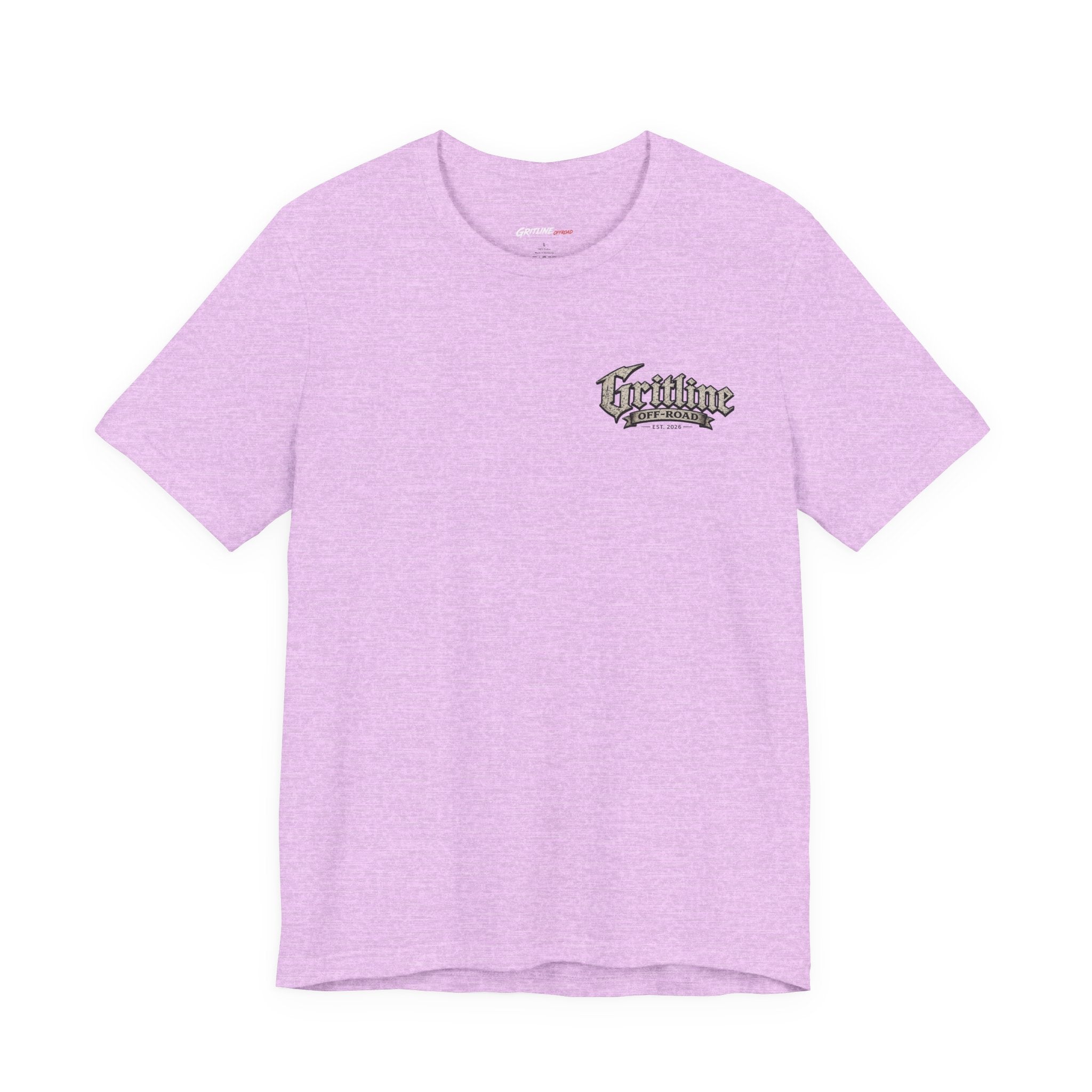 Off-Road Gritline Graphic Tee — "Gritline Off-Road" Skull & Jeep Shirt