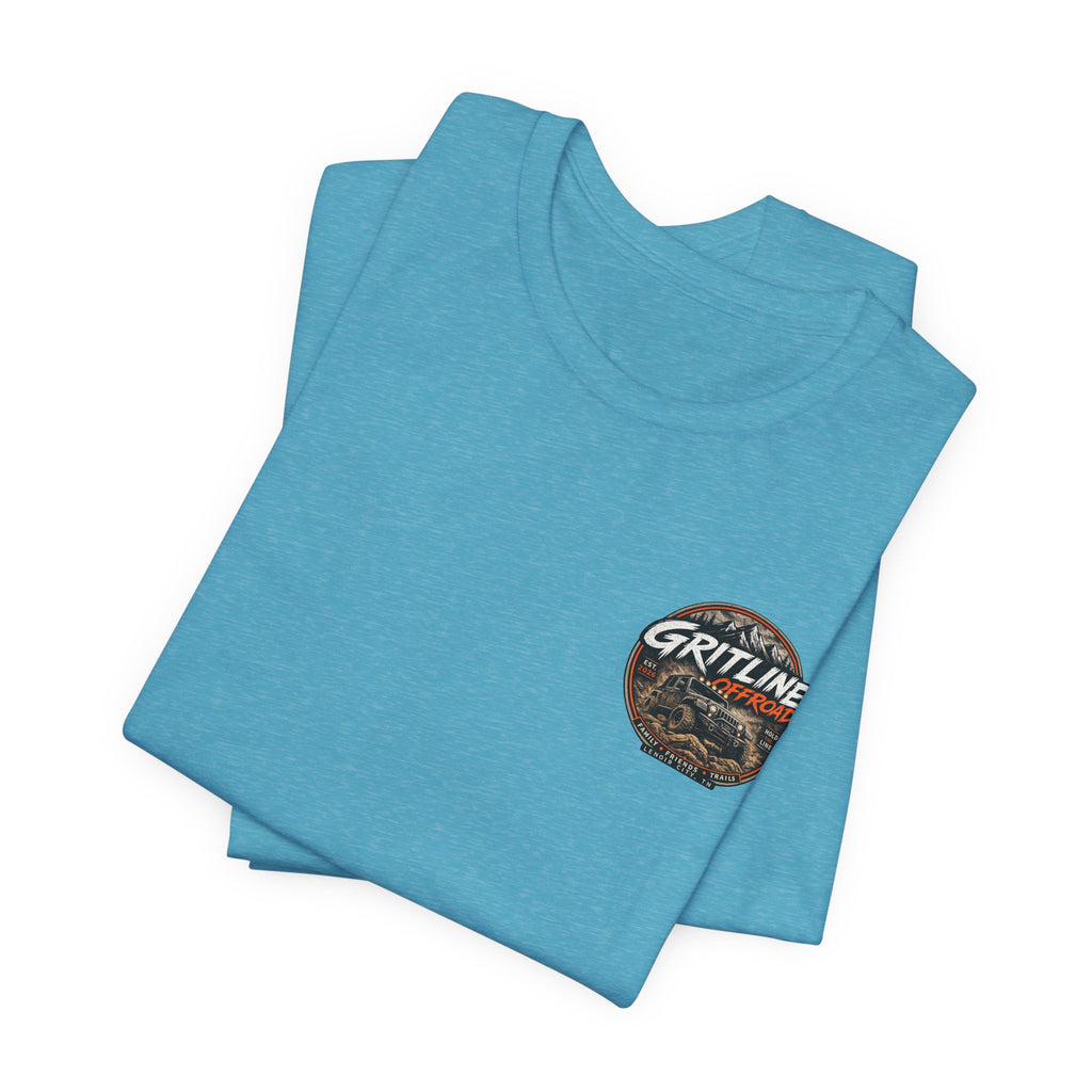 Offroad Jeep T-Shirt — "Gritline Offroad" Rugged Adventure Tee
