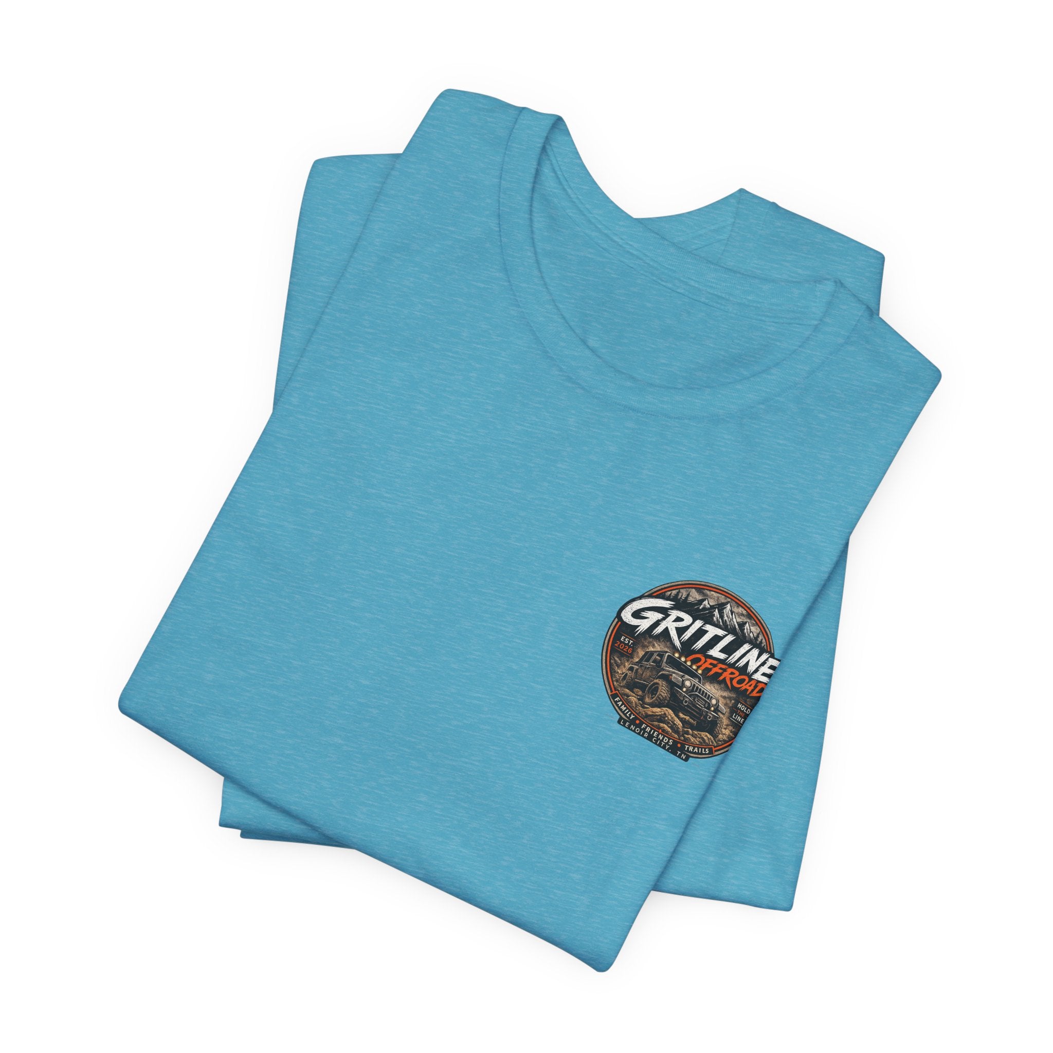 Offroad Jeep T-Shirt — "Gritline Offroad" Rugged Adventure Tee