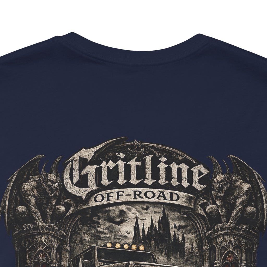Off-Road Gritline Graphic Tee — "Gritline Off-Road" Skull & Jeep Shirt