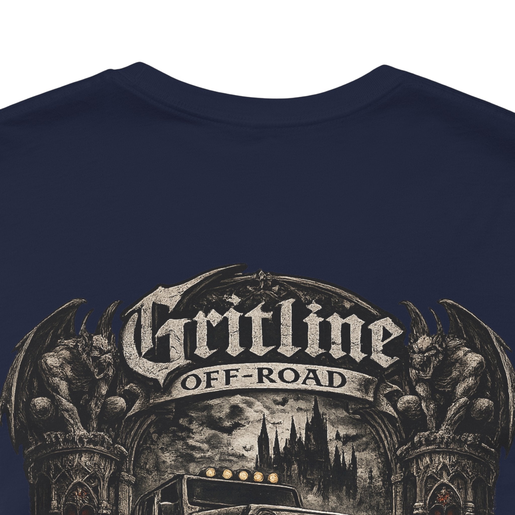 Off-Road Gritline Graphic Tee — "Gritline Off-Road" Skull & Jeep Shirt