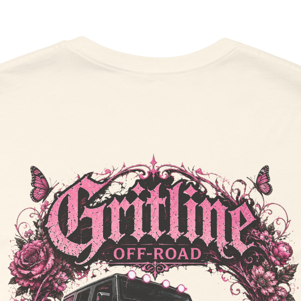 Off-Road Gritline Jeep Tee — Floral Adventure Graphic T-Shirt