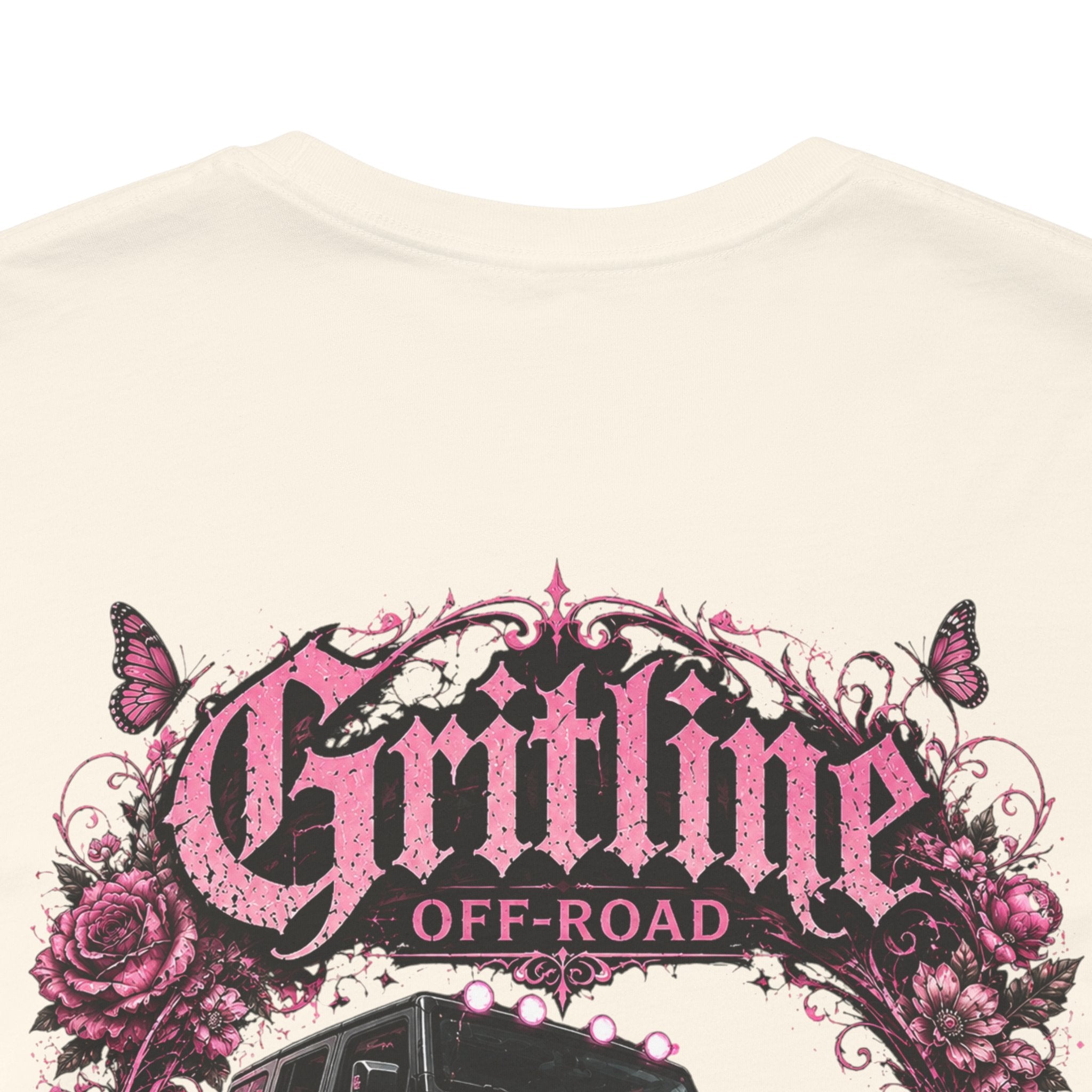 Off-Road Gritline Jeep Tee — Floral Adventure Graphic T-Shirt
