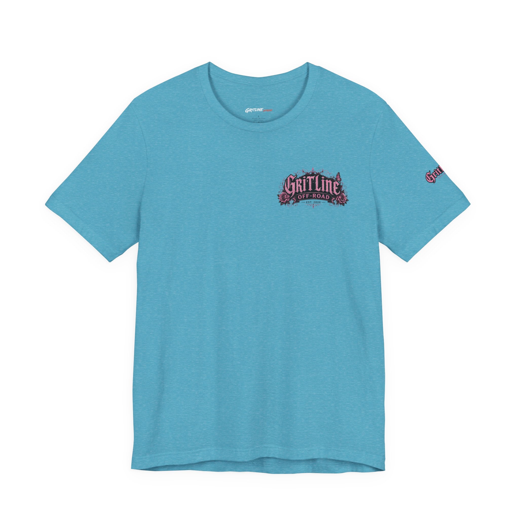 Off-Road Gritline Jeep Tee — Floral Adventure Graphic T-Shirt