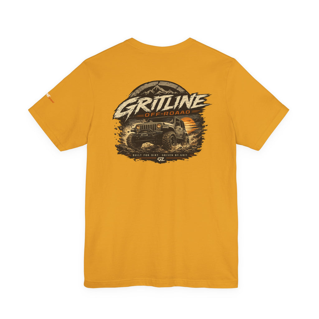 Off-Road Adventure Tee — "Gritline" Jeep Mountain Graphic
