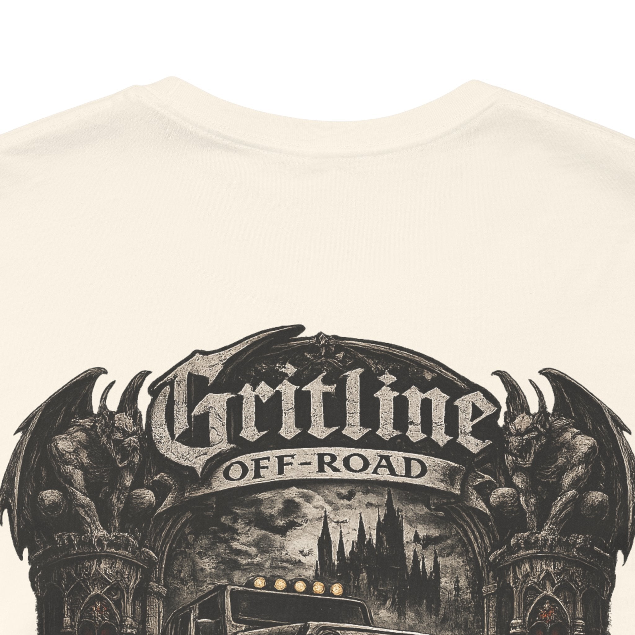 Off-Road Gritline Graphic Tee — "Gritline Off-Road" Skull & Jeep Shirt