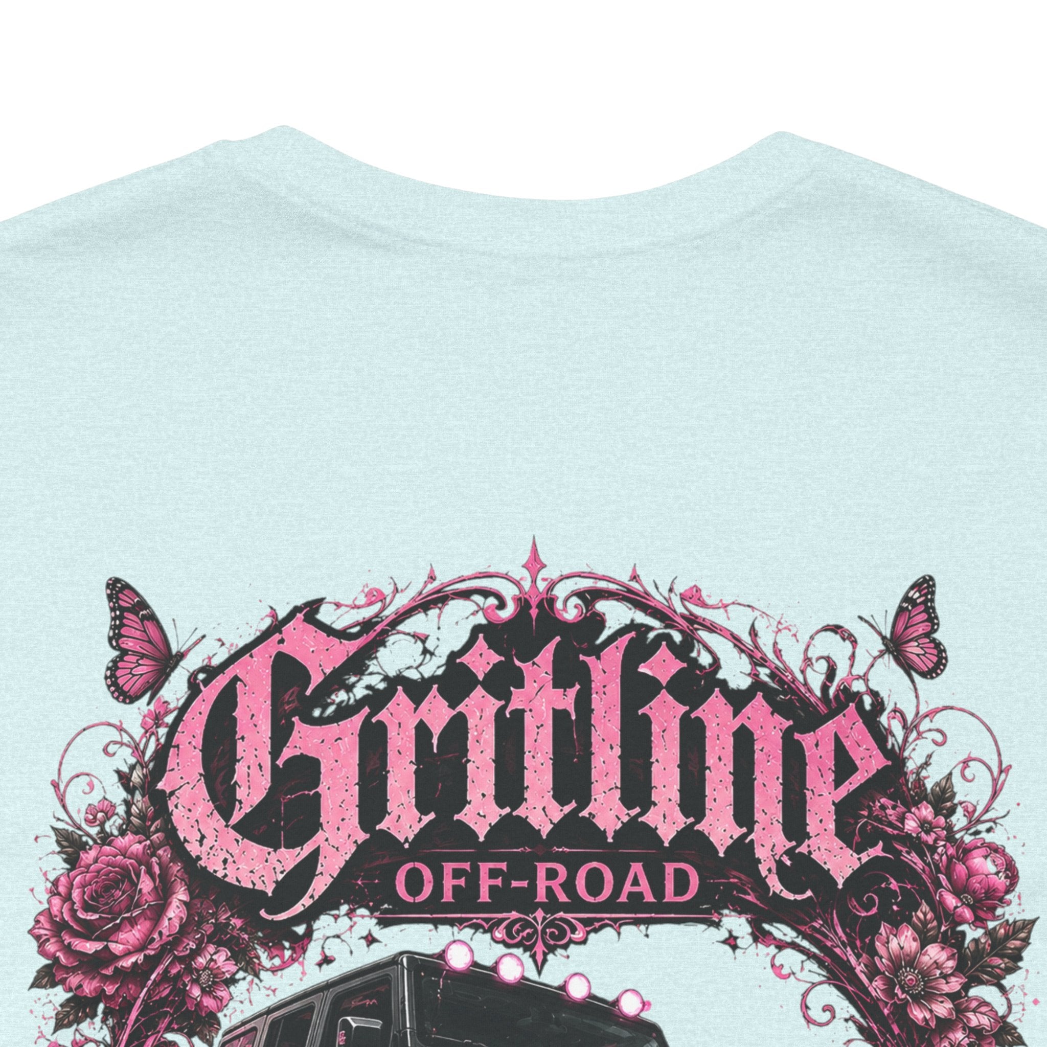 Off-Road Gritline Jeep Tee — Floral Adventure Graphic T-Shirt