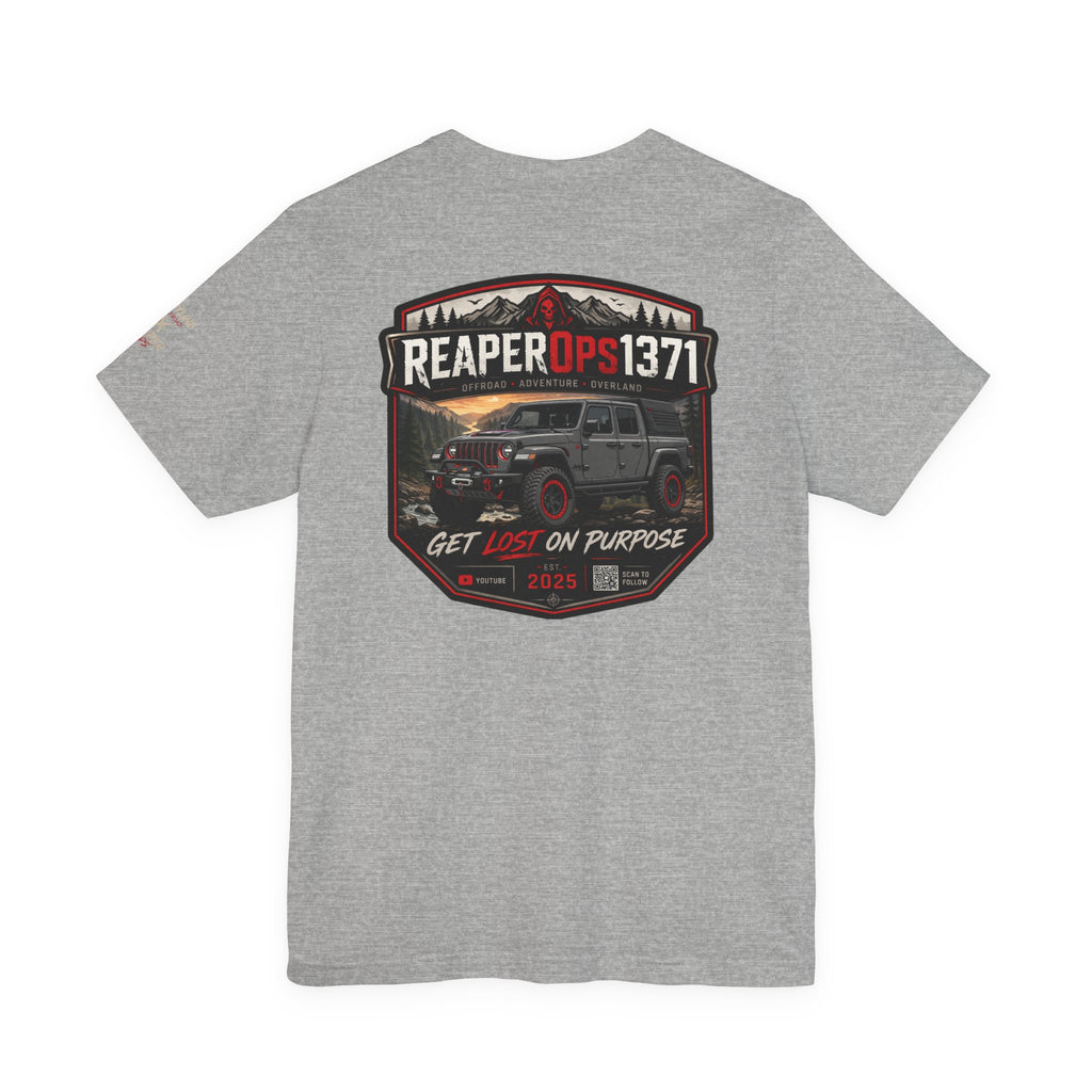 Reaper Ops 1371 Jeep Adventure Tee — "Get Lost On Purpose" Off‑Road Truck T‑Shirt