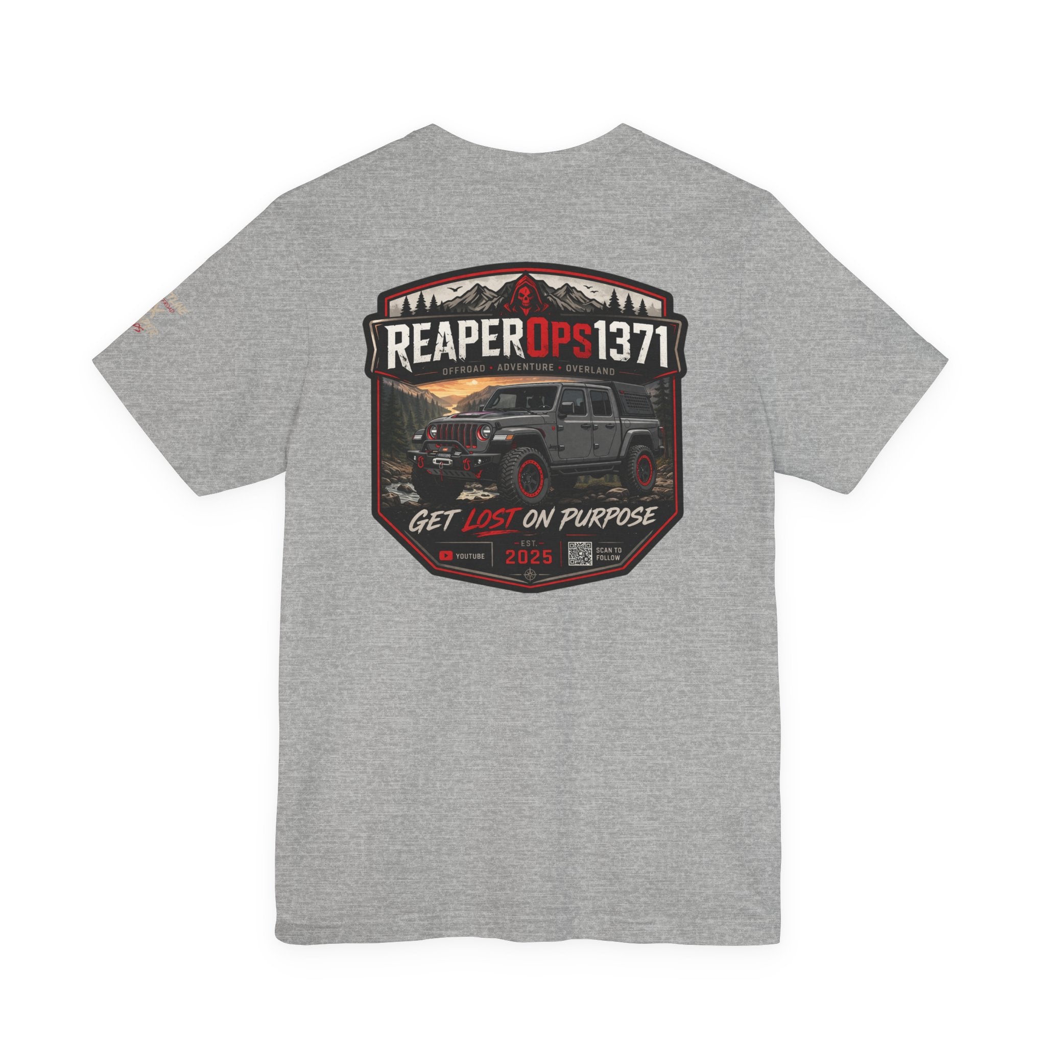 Reaper Ops 1371 Jeep Adventure Tee — "Get Lost On Purpose" Off‑Road Truck T‑Shirt
