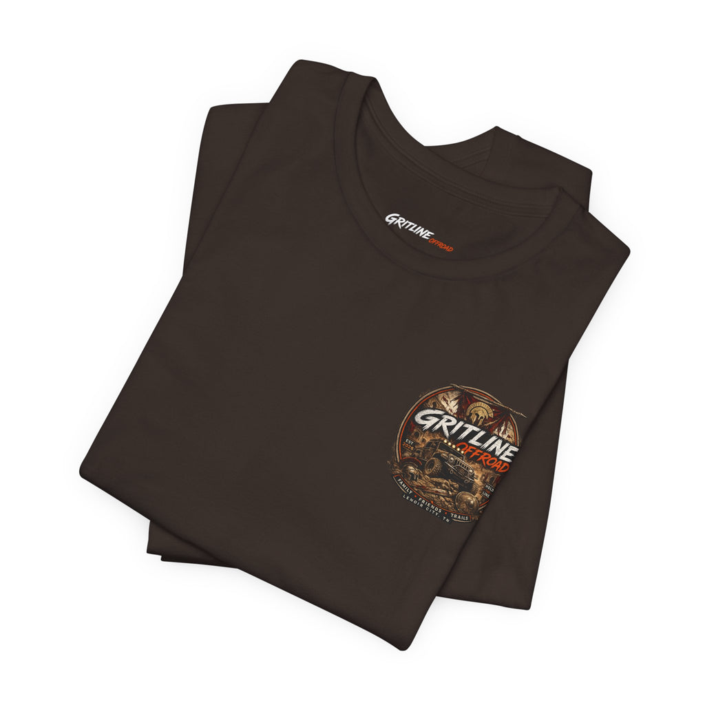 Offroad Jeep Graphic Tee — "Gritline Offroad" Adventure T-Shirt