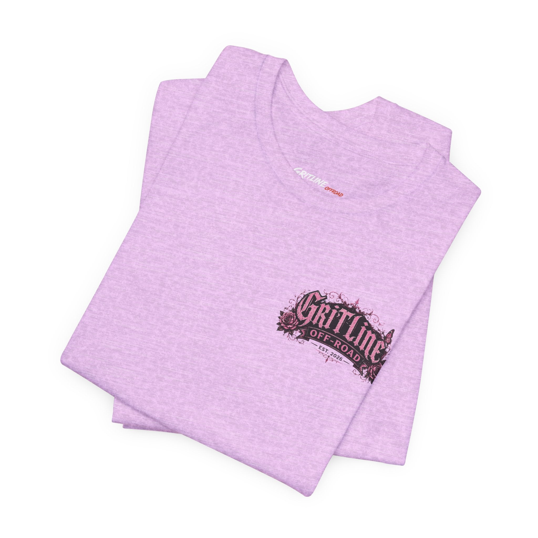 Off-Road Gritline Jeep Tee — Floral Adventure Graphic T-Shirt