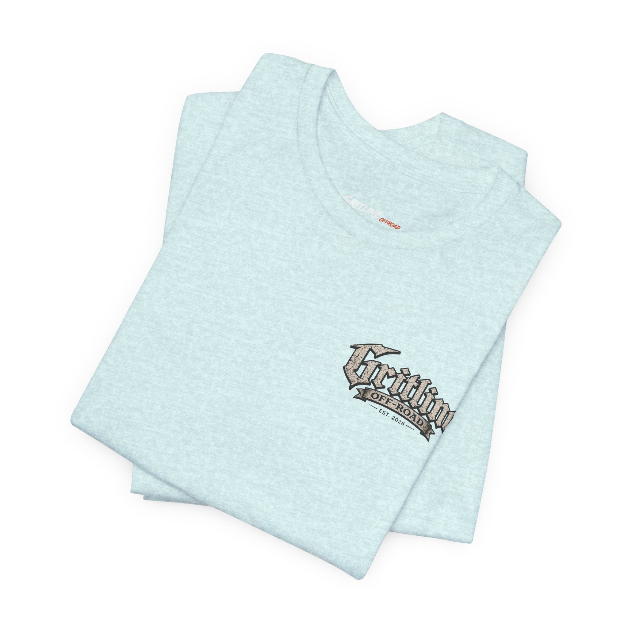 Off-Road Gritline Graphic Tee — "Gritline Off-Road" Skull & Jeep Shirt