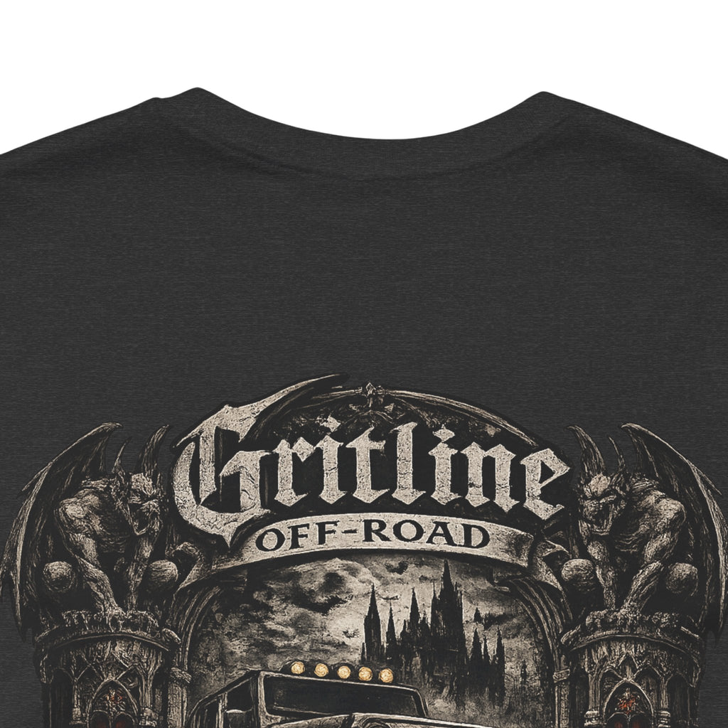 Off-Road Gritline Graphic Tee — "Gritline Off-Road" Skull & Jeep Shirt