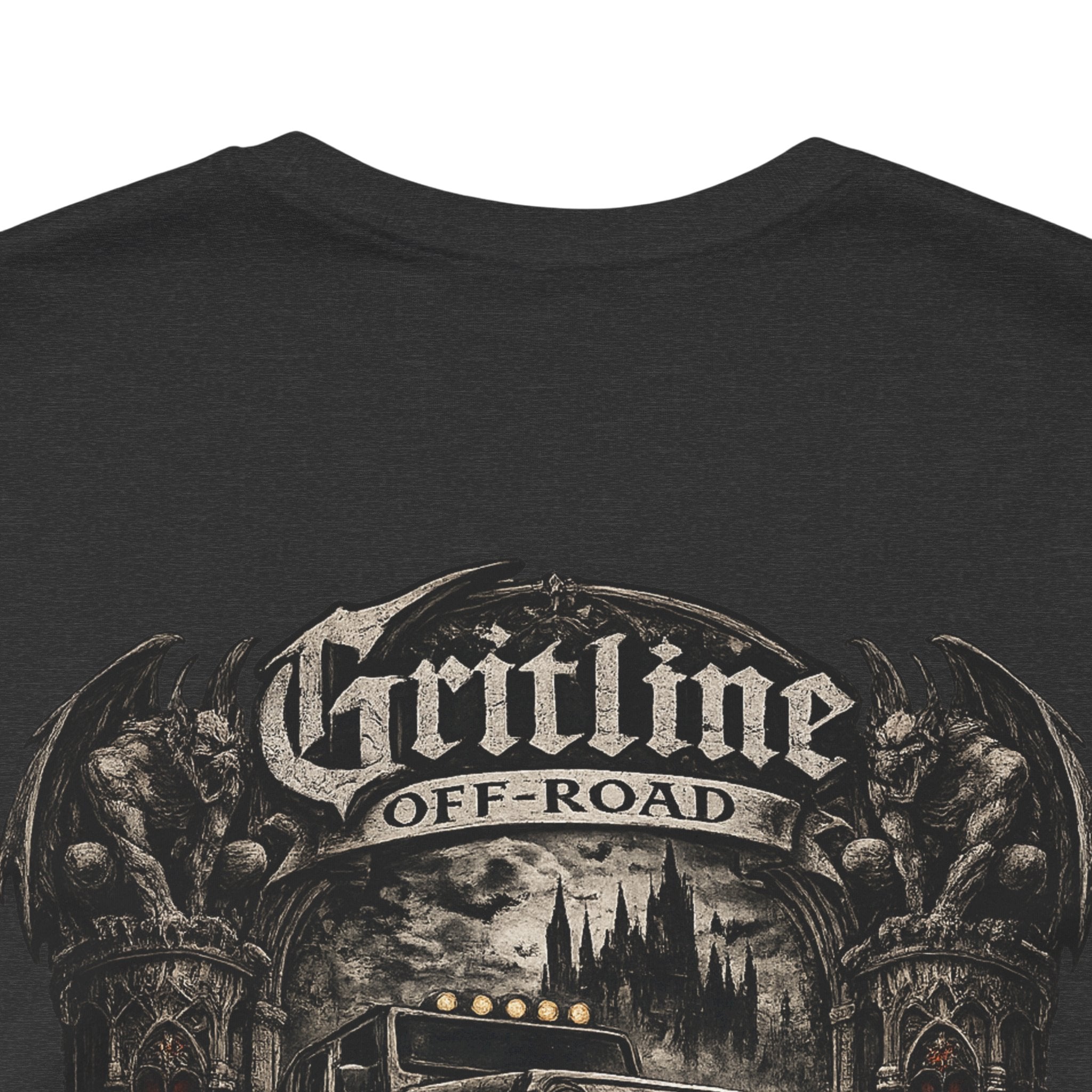 Off-Road Gritline Graphic Tee — "Gritline Off-Road" Skull & Jeep Shirt
