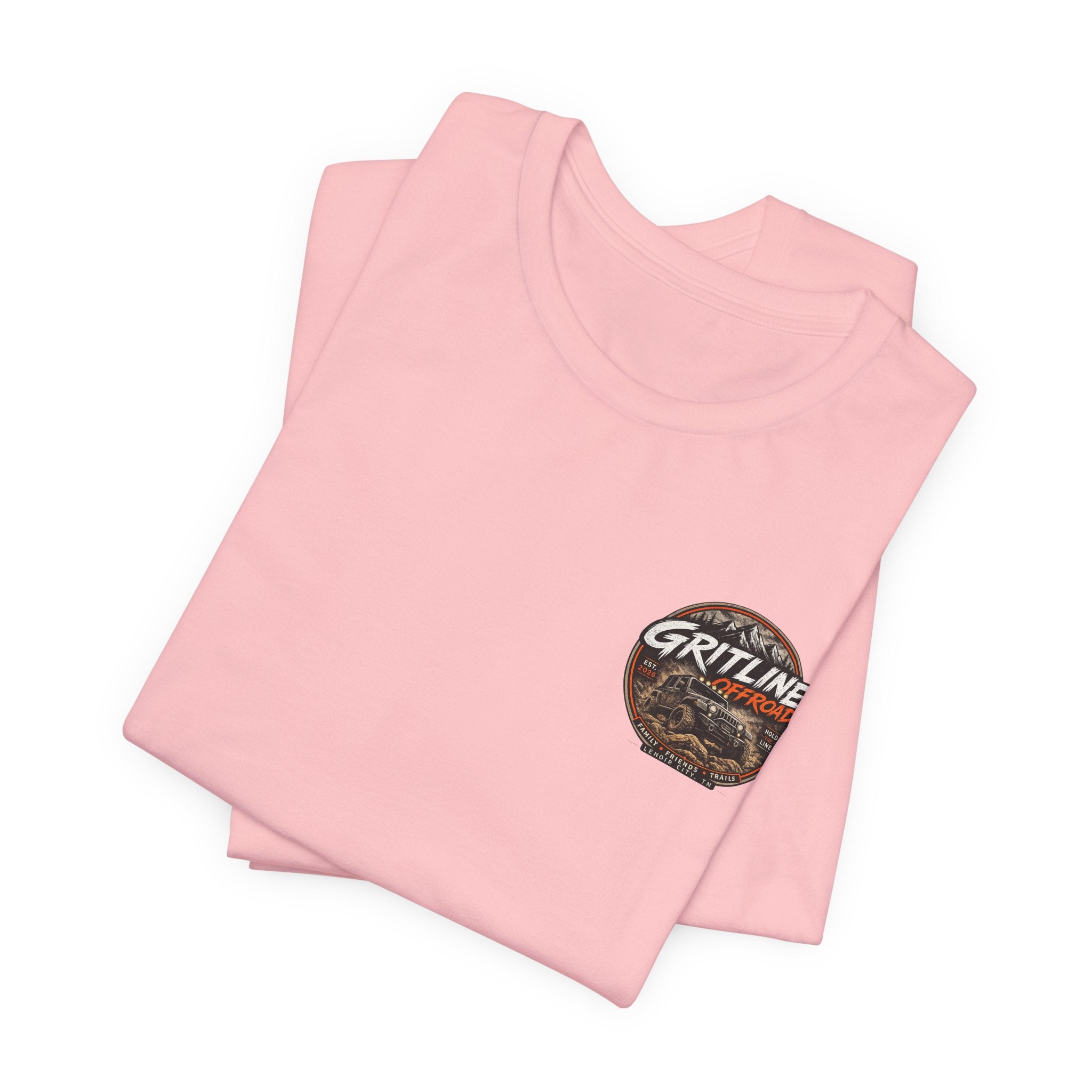 Offroad Jeep T-Shirt — "Gritline Offroad" Rugged Adventure Tee