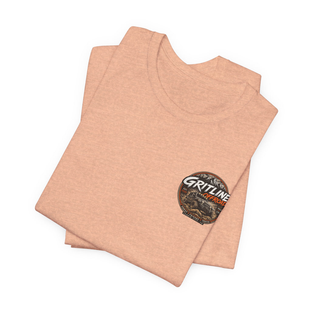 Offroad Jeep T-Shirt — "Gritline Offroad" Rugged Adventure Tee