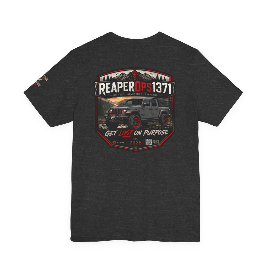 Reaper Ops 1371 Jeep Adventure Tee — "Get Lost On Purpose" Off‑Road Truck T‑Shirt